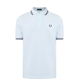 Laurel Logo Twin Tipped Polo Shirt