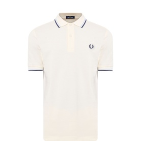 Laurel Logo Twin Tipped Polo Shirt