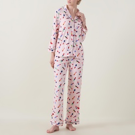 Lipstick Print Pyjama Set