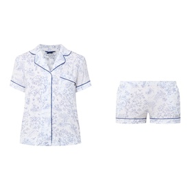 Botanical Print Shorts Pyjama Set