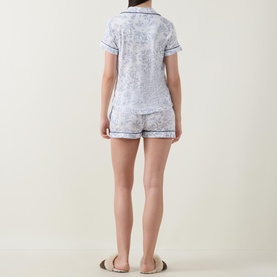 Botanical Print Shorts Pyjama Set