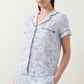 Botanical Print Shorts Pyjama Set