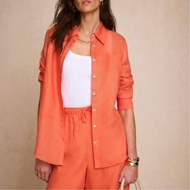 Sheer Panel Shirt