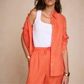 Sheer Panel Shirt