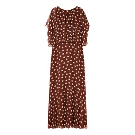 Polka Dot Flared Dress