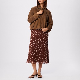 Polka Dot Flared Dress