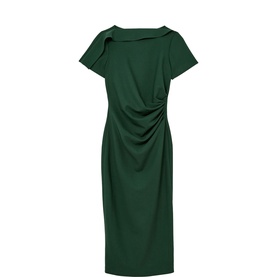 Hilary Ruched-Detail Dress