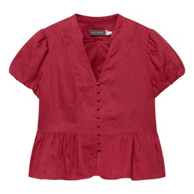 Puff Linen Blouse