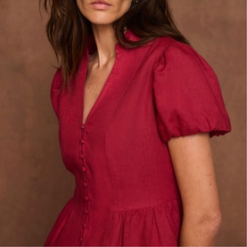 Puff Linen Blouse