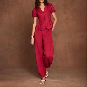 Puff Linen Blouse