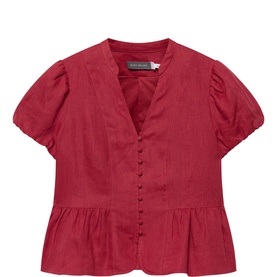Puff Linen Blouse