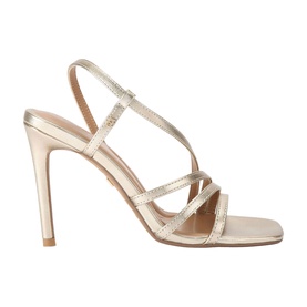 Salome Lizard Embossed Heeled Sandals