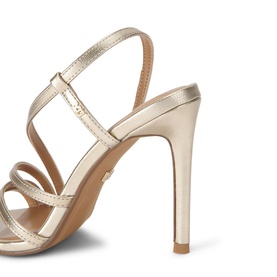 Salome Lizard Embossed Heeled Sandals