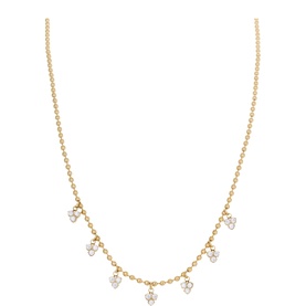 Soft Heart Beaded Necklace