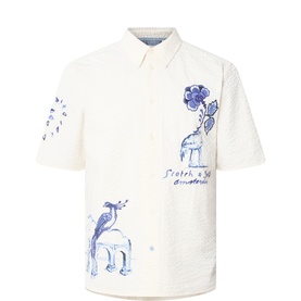 Royal Delft Textured Shirt