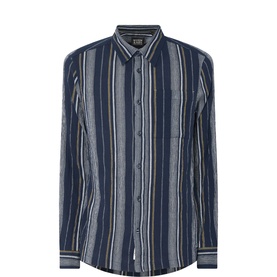Textured Striped Shirt