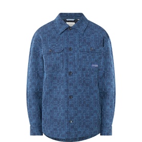 Jacquard Striped Overshirt