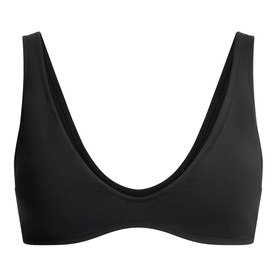 Signature Swim Plunge Bikini Top Onyx