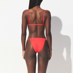 Triangle Bikini Top Carmine