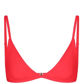 Triangle Bikini Top Carmine