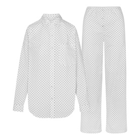 Oversized Sleep Set Onyx Dot Print