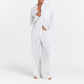 Oversized Sleep Set Onyx Dot Print