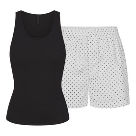 Tank & Boxer Set Onyx Dot