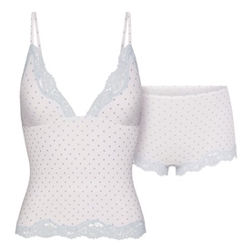 Cami & Boyshort Set Slate Pin Dot Print