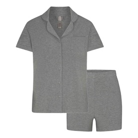 Short Sleep Set Heather Grey