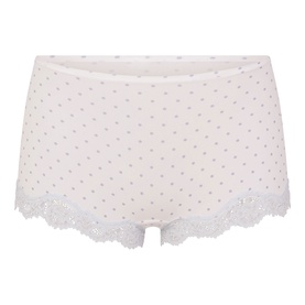 Boyshort Slate Pin Dot Print