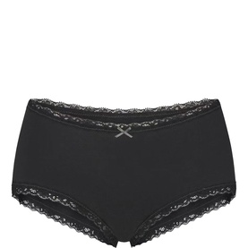 Lace Boy Short Soot Tonal