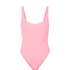 Signature Swim Scoop Neck One Piece Melon