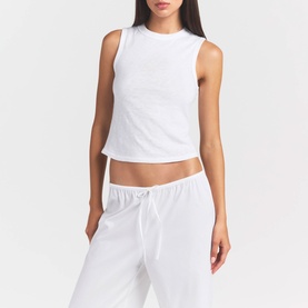 High Crew Tank Top Snow