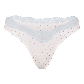 Dipped Thong Slate Pin Dot Print