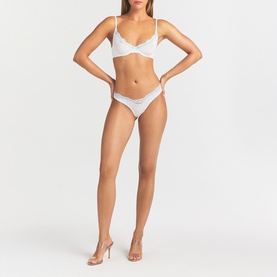 Dipped Thong Slate Pin Dot Print