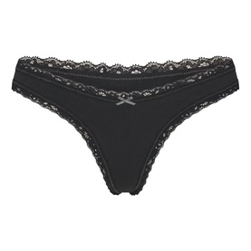 Lace Thong Soot Tonal