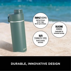 Thirsti 700 ml Travel Bottle Evergreen
