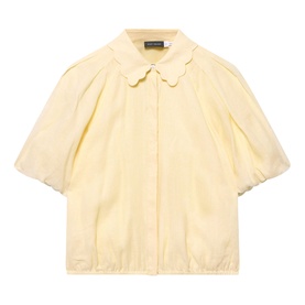 Puff Scalloped Shirt
