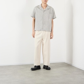 Slogan Patch Pocket Shirt