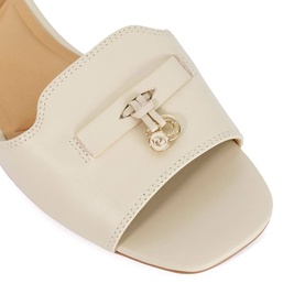 Lindo Tassel Trim Flat Sandals