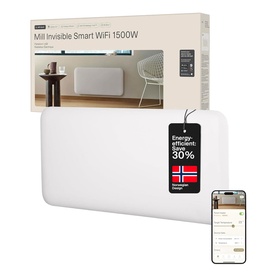 Invisible Smart WiFi Panel Heater 1500W Portable and Wall-Mounted