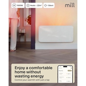 Invisible Smart WiFi Panel Heater 1500W Portable and Wall-Mounted