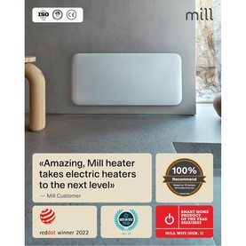 Invisible Smart WiFi Panel Heater 1500W Portable and Wall-Mounted