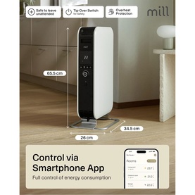 Gentle Air WiFi Oil Filled Radiator 1500W