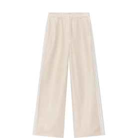 Stripe Mid-Rise Trousers