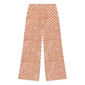 Geo High-Rise Wide Leg Trousers