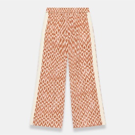 Geo High-Rise Wide Leg Trousers
