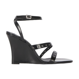 Studded Wedge-Heeled Sandals