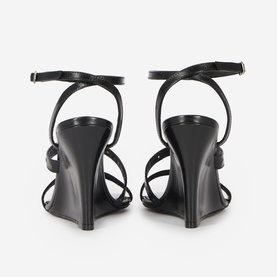 Studded Wedge-Heeled Sandals