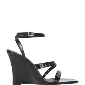 Studded Wedge-Heeled Sandals